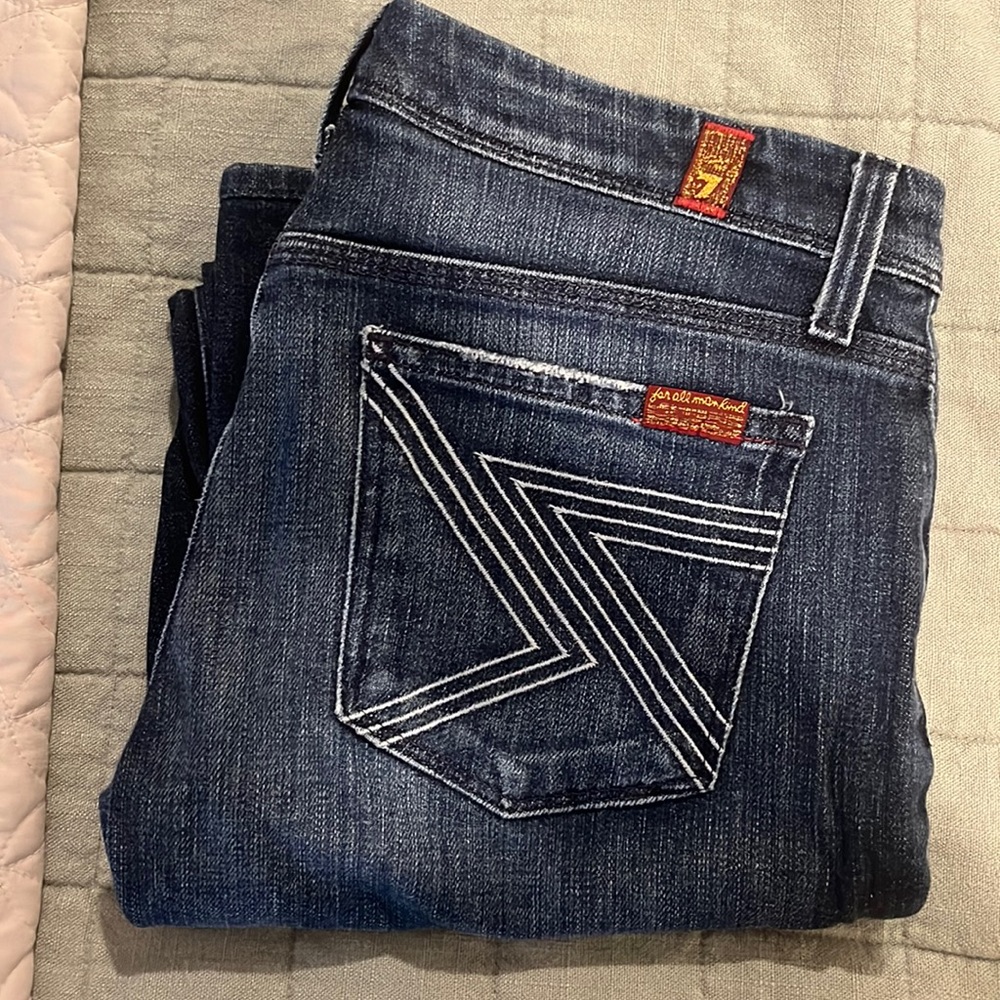 7 for all mankind jeans, Size 28, the original trouser jean
